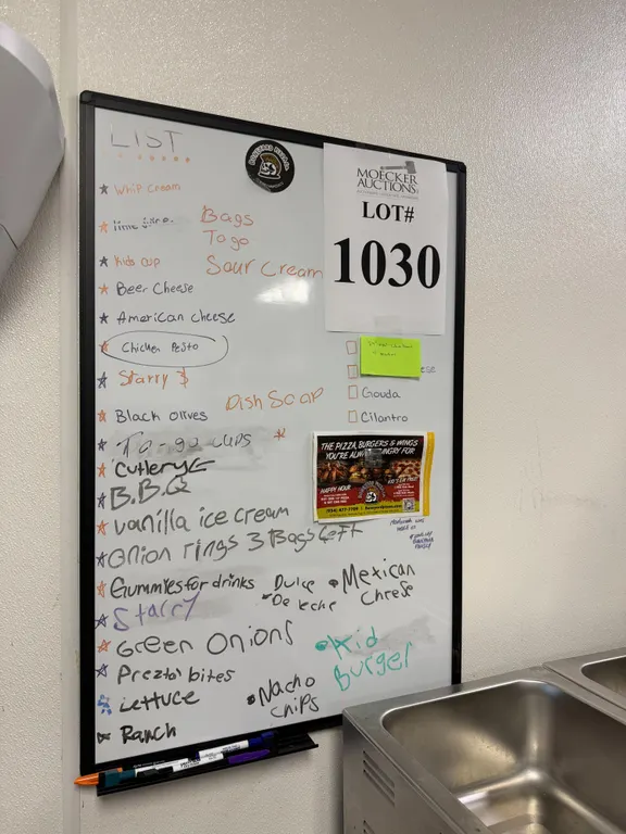 WALL MOUNTED DRY ERASE BOARD