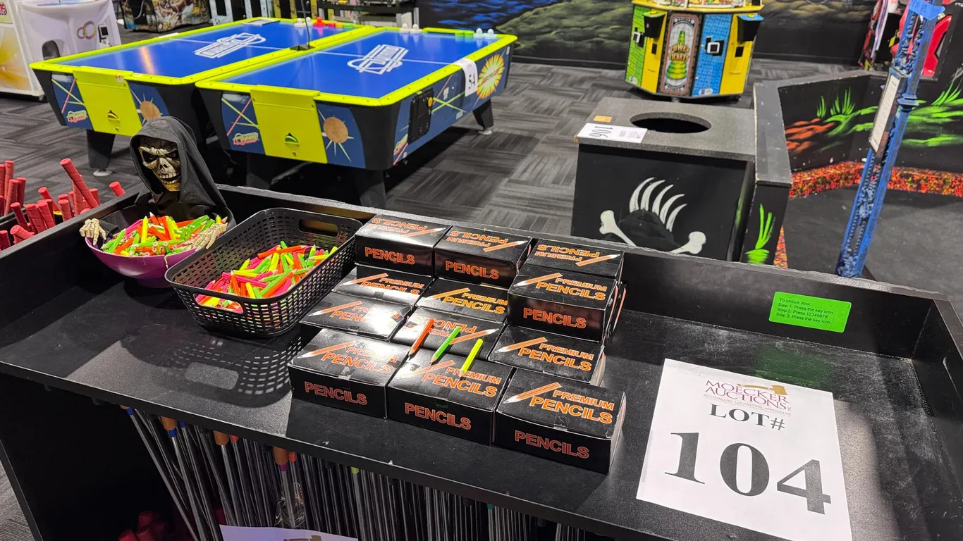 LOT CONSISTING OF, (16) BOXES OF PENCILS, SKELETON
