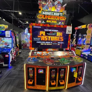 MINECRAFT DUNGEONS ARCADE GAME 65" SCREEN