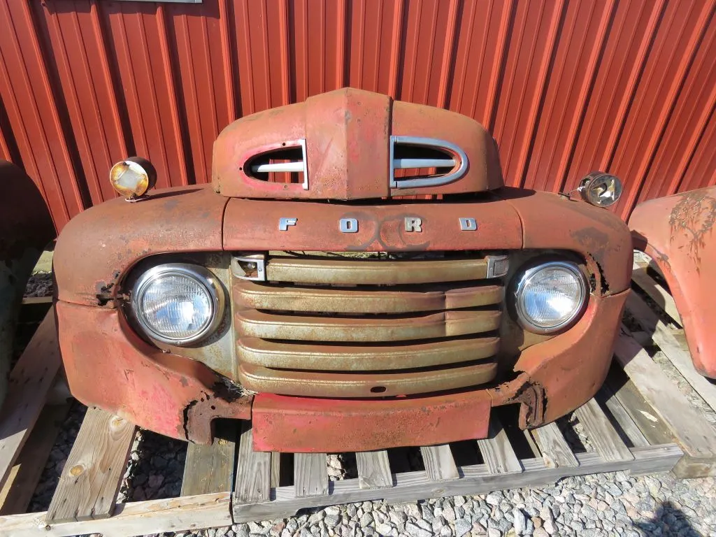 1949/50 Ford Pickup Front End Cut for Automotive Art