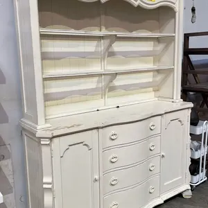 LEXINGTON PAINTED BUFFET & HUTCH 66" X 18" X 89"