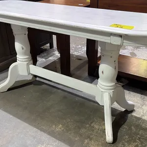 OVAL WOOD HALL TABLE 54" X 16" X 26"