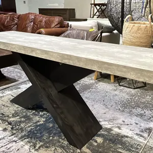 MODERN WOOD HALL TABLE 72" X 20" X 30"