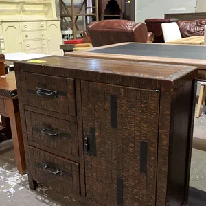 T500-430 WOOD ACCENT CABINET MADE IN VIETNAM