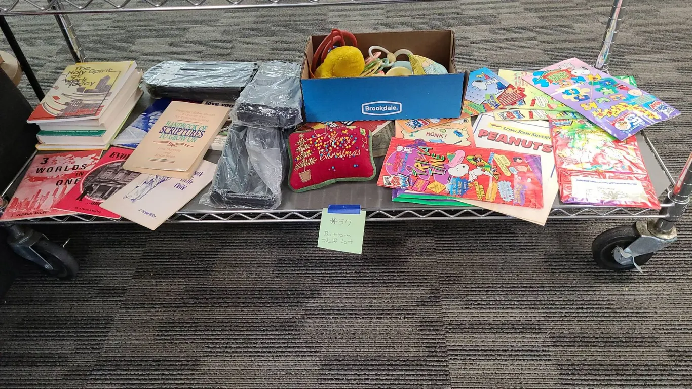 Whole Bottom Shelf: Peanuts Paper Items, Books, and Baby Toys Collection