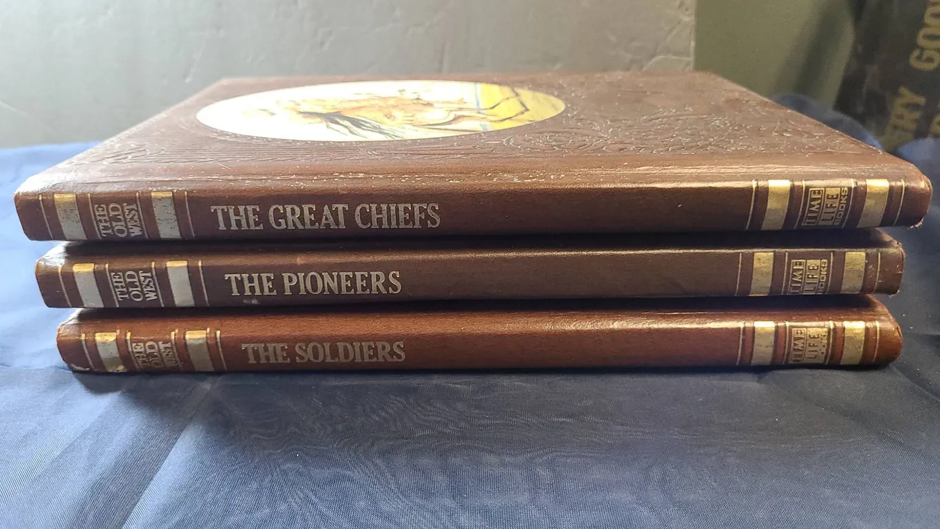 Time-Life The Old West Book Lot: Great Chiefs, Pioneers, Soldiers