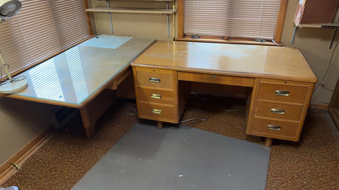 Pair Of Office Desks