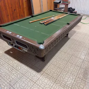 Slate Top Pool Table With Sticks ( In Basement will need Taken Apart