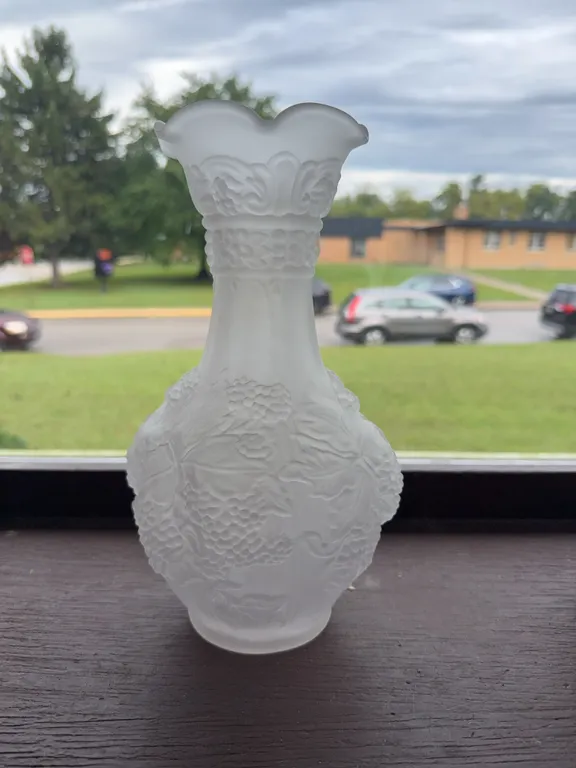 Crystal Satin Logan Berry Vase