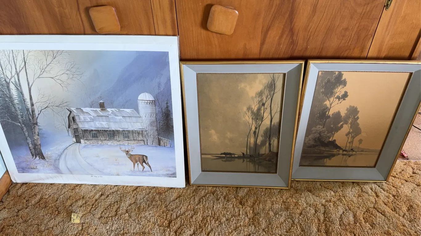 Framed art work