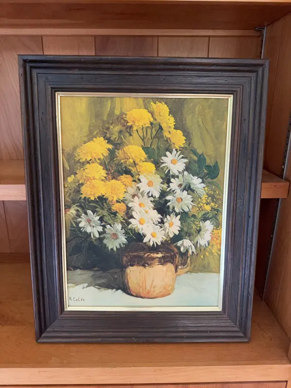 Framed R Colao painting