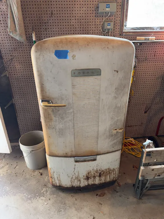Vintage Philco Fridge