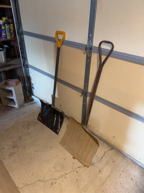 Pair of Snow Shovels