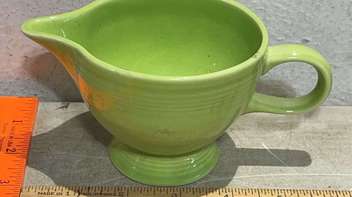 Homer Laughlin Fiesta Green Pottery Creamer