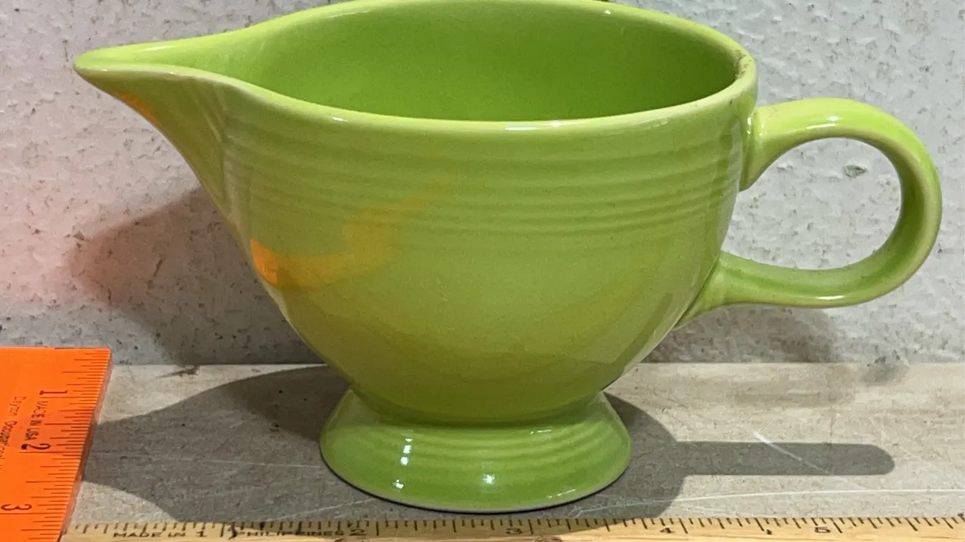 Homer Laughlin Fiesta Green Pottery Creamer