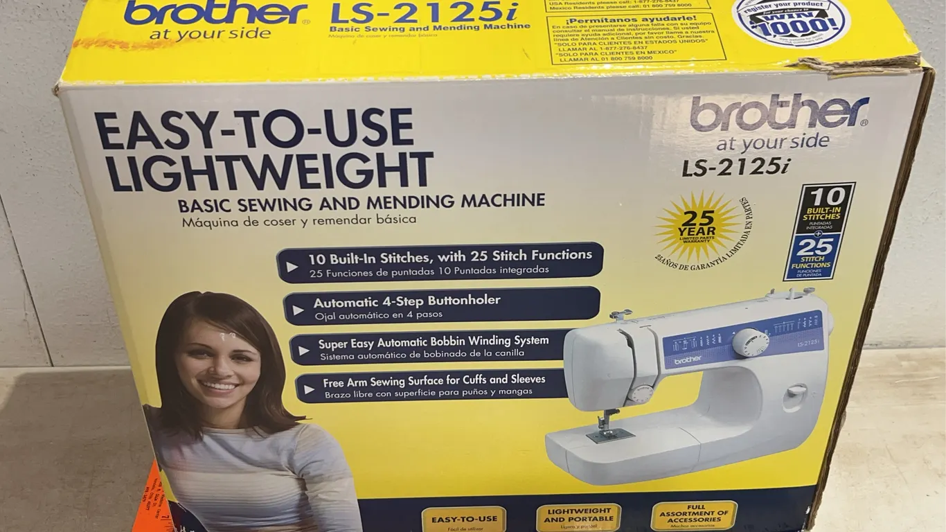 Brother Sewing Machine LSP21215I Easy To Use Lightweight In Box