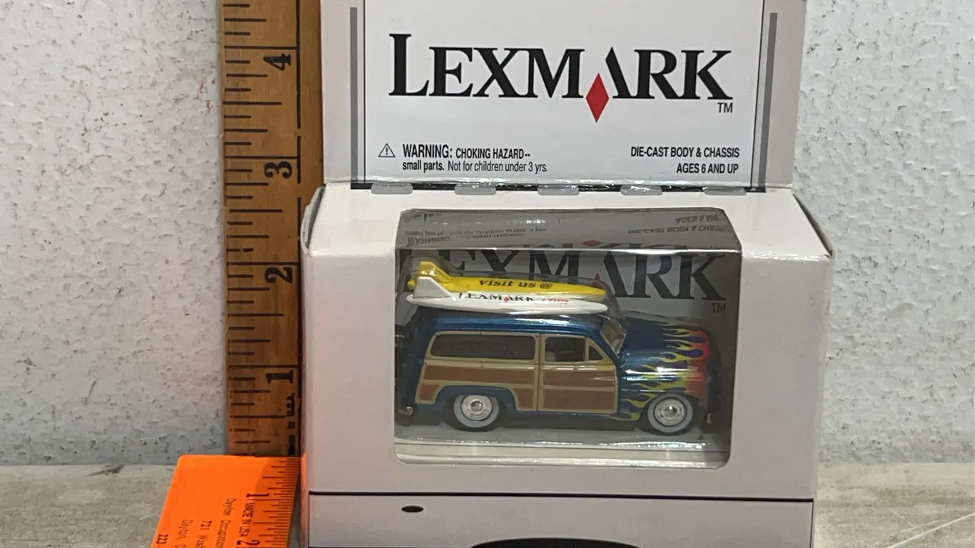 2002 Lexmark Diecast Car New In Box