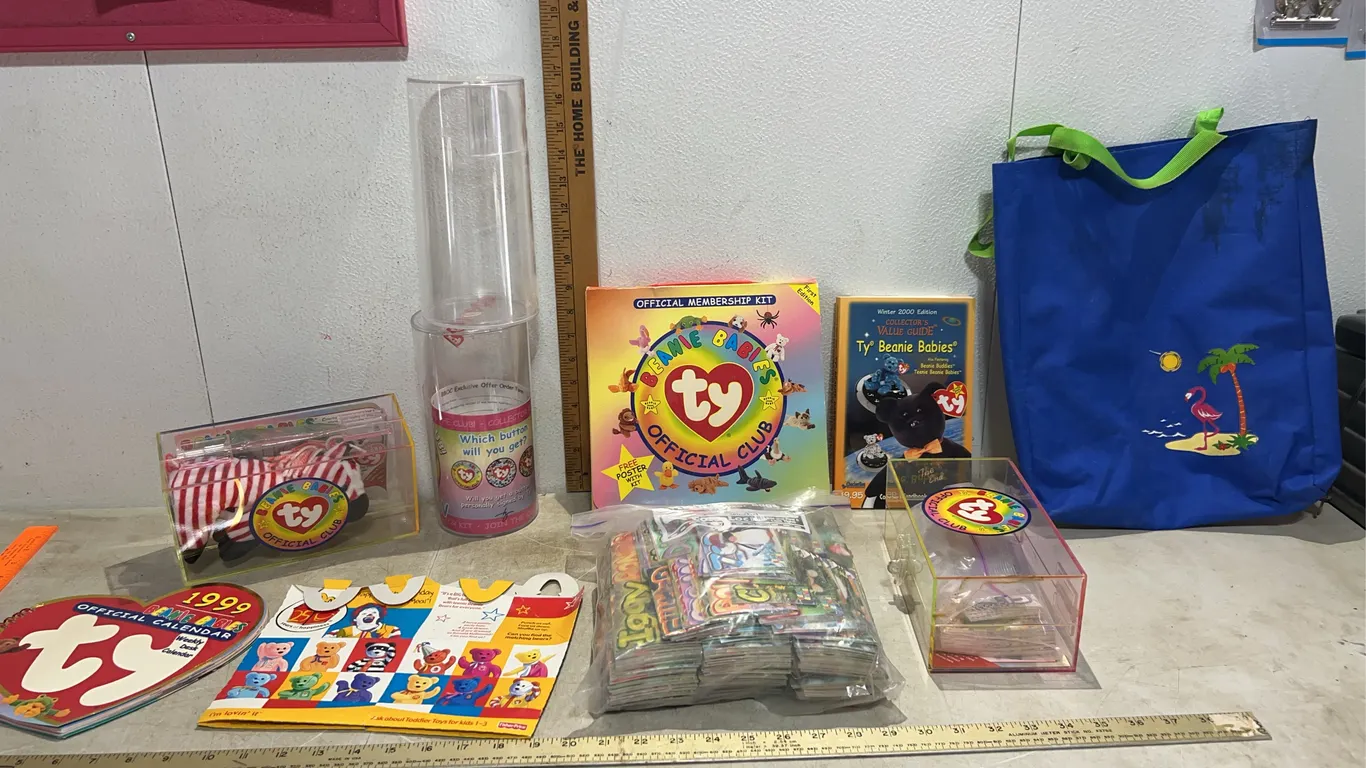 Assorted Beanie Baby Items
