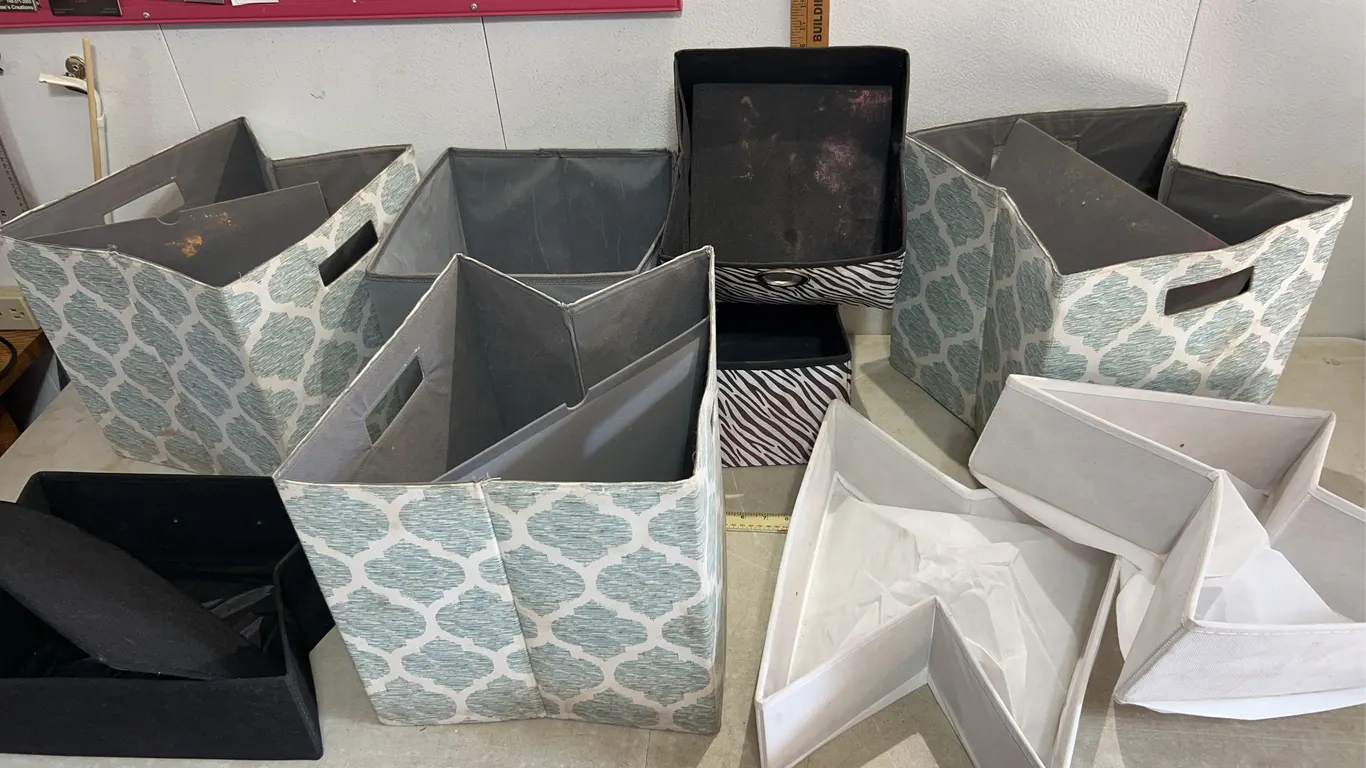 Assorted Collapsible Bins
