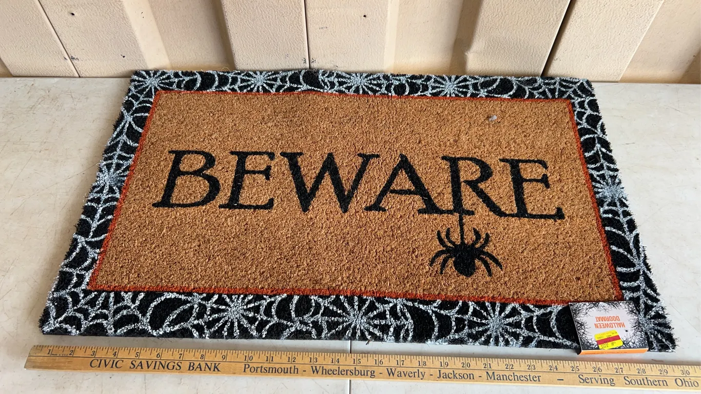 New Beware Entry Mat/Rug 30"X18"
