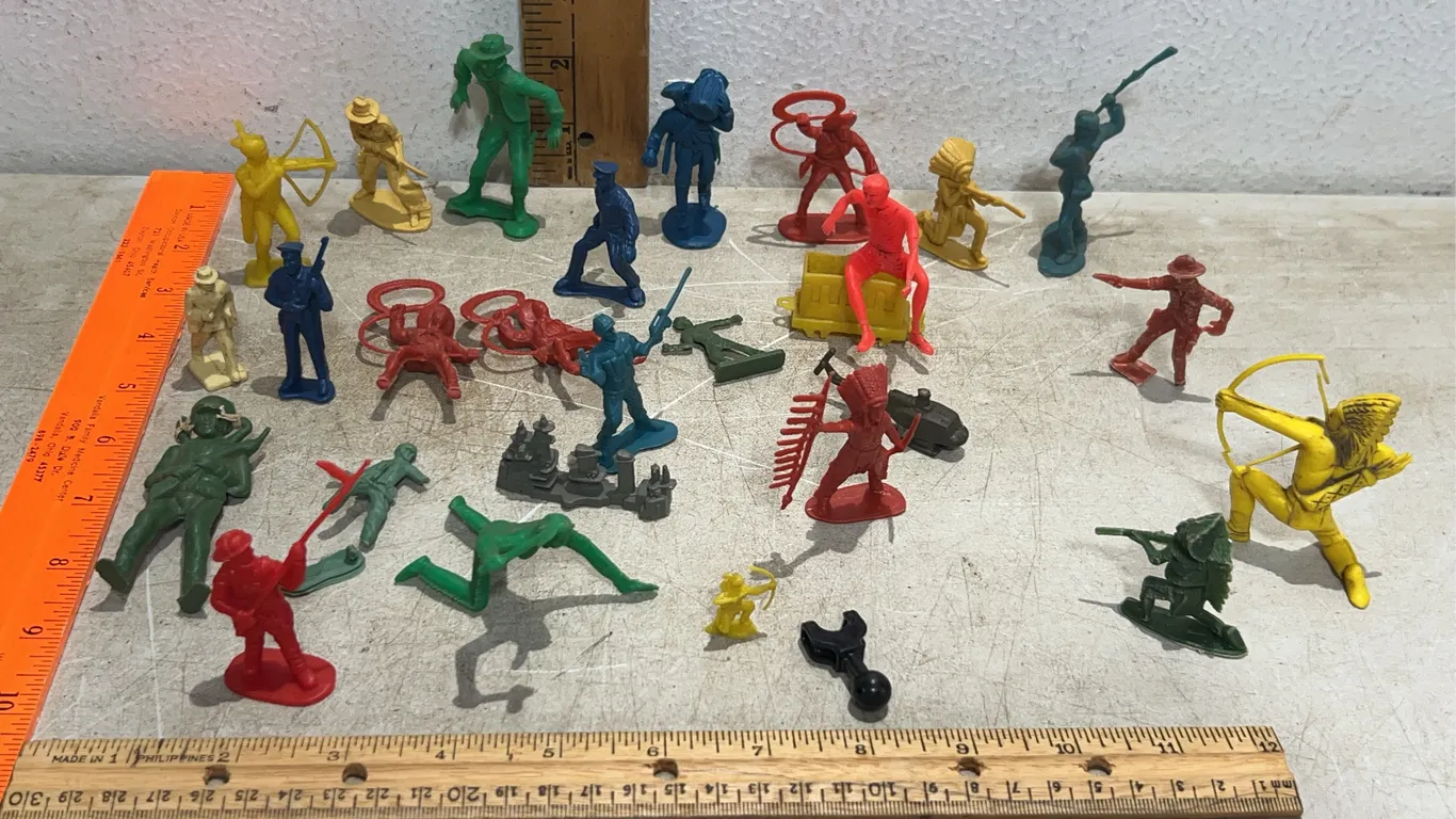Assorted Indian Plastic Figures