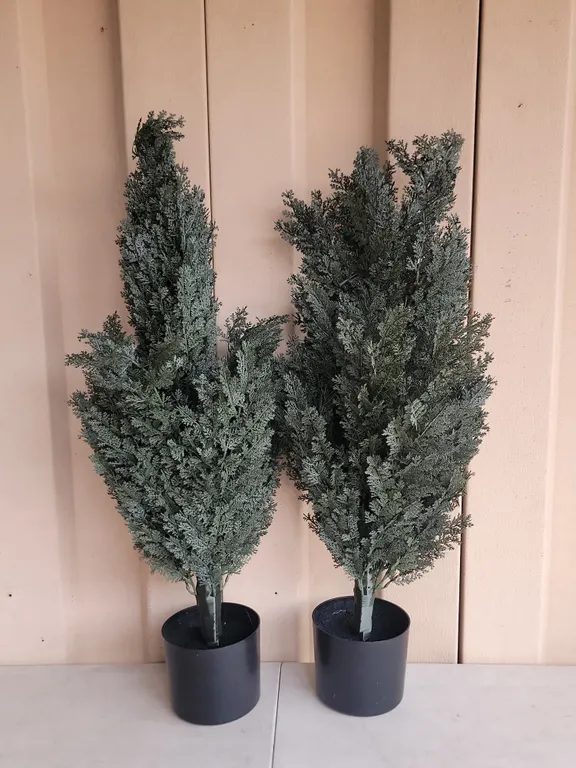 2 New Decor Trees 34" Tall