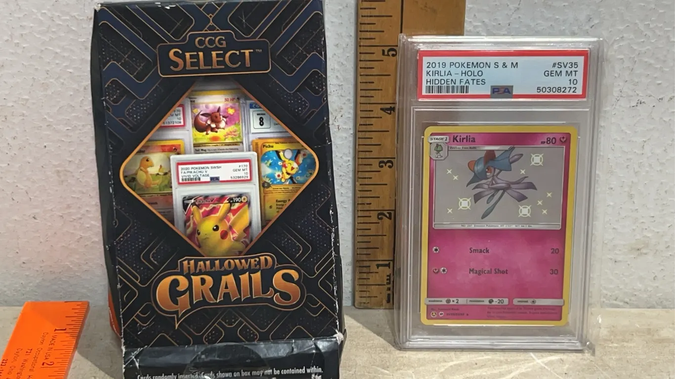 2019 Pokemon Kirlia-Holo Hidden Fates Gem Mt 10 Grade Card