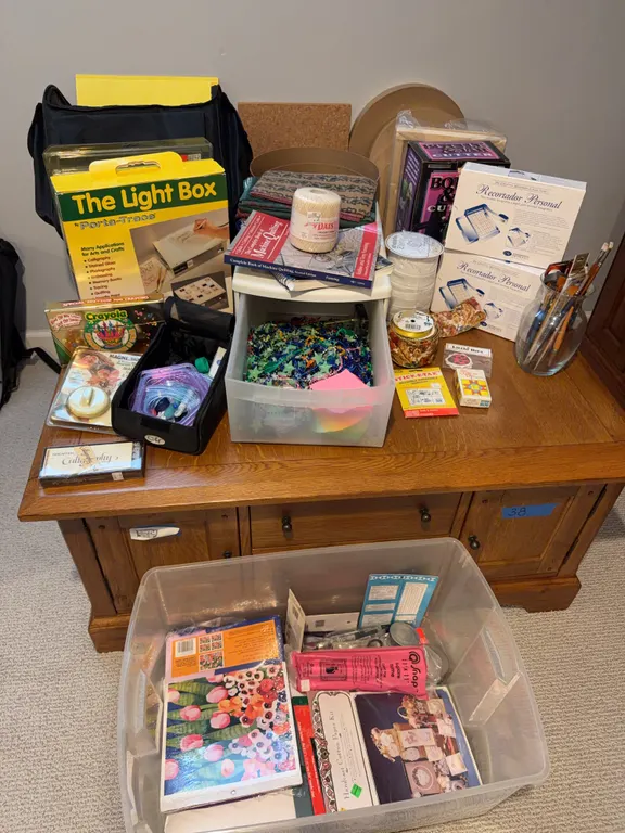 Large Craft, Sewing & Scrapbooking Supply Lot