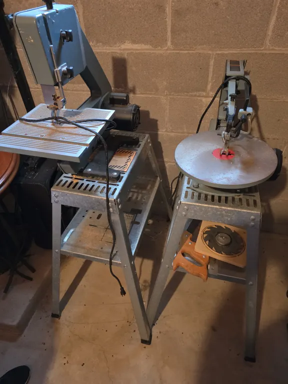 Delta Bandsaw and Scroll Saw with Stands