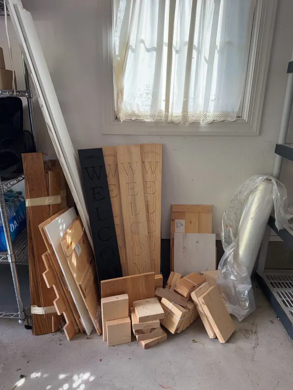 Wood Welcome Sign Blanks and Craft Wood Lot