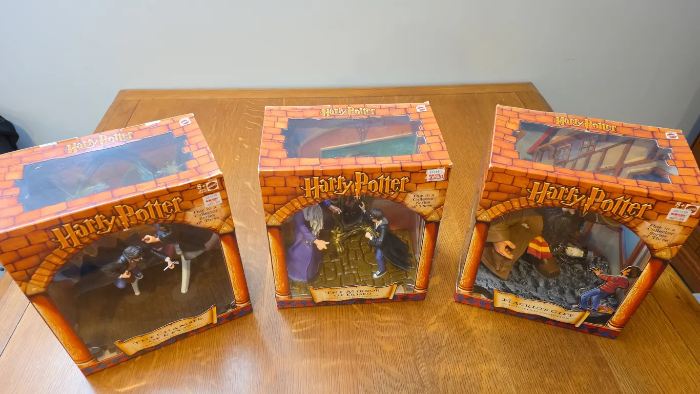 Harry Potter Mattel Classic Scenes Collection Set of 3 Sealed