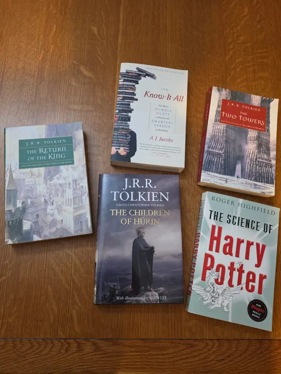 Book Lot: Tolkien Lord of the Rings, Children of Hurin, Harry Potter