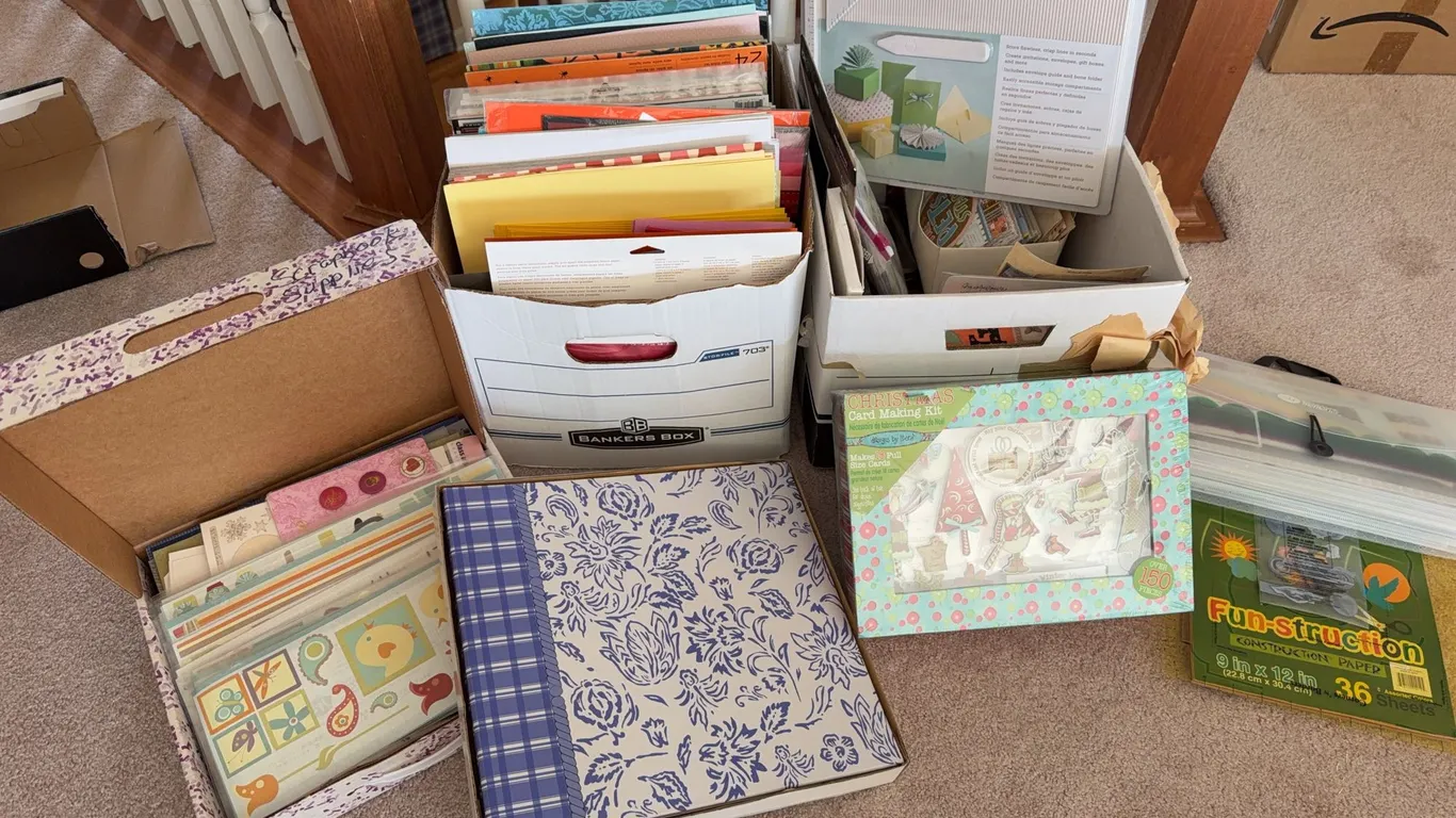 Scrapbooking and Card-Making Craft Supply Lot