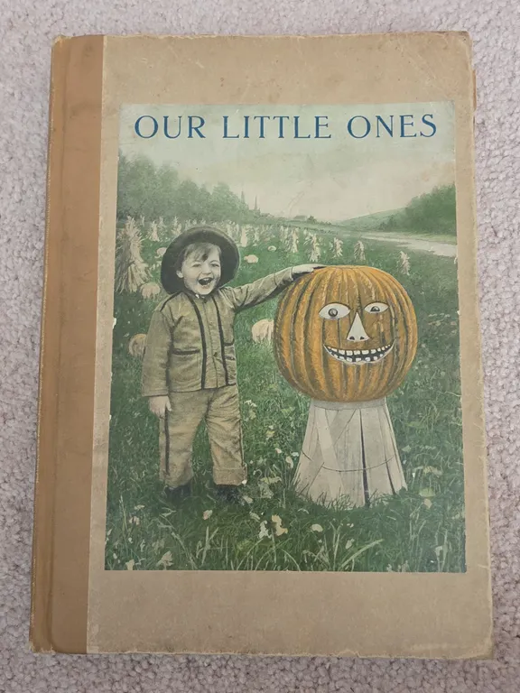 Antique "Our Little Ones" Bound Children's Book