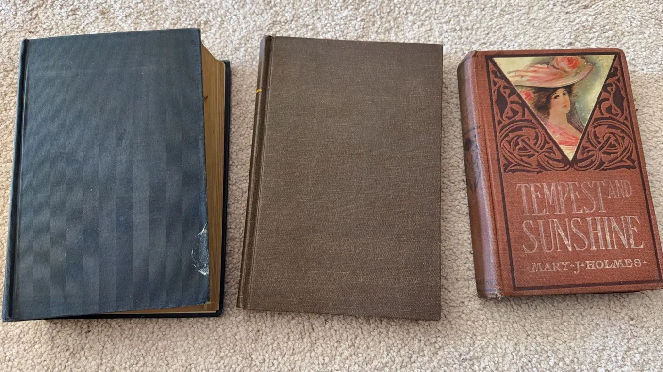 Vintage Book Lot - Balzac, Mary J. Holmes, Salvador de Madariaga