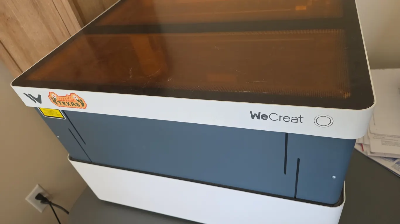WeCreat Enclosed Laser Engraver/Cutter with Air Pump