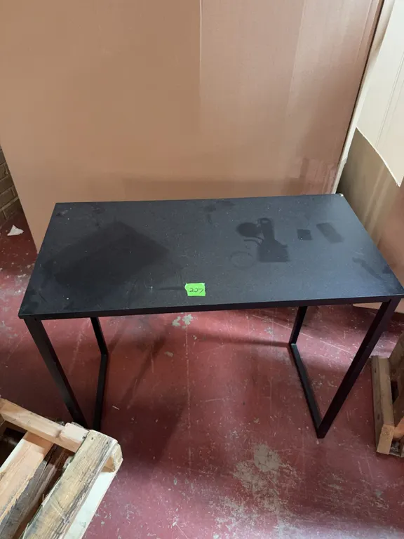 Black table