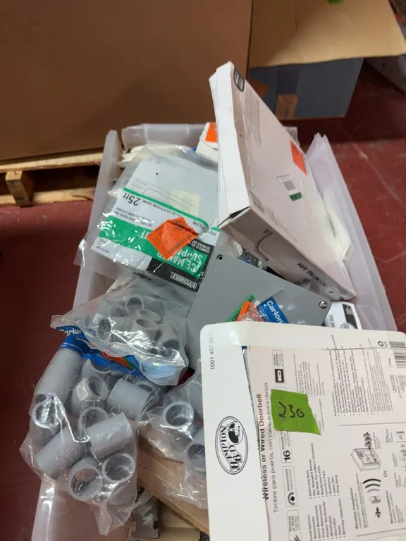 Various plumbing hardware