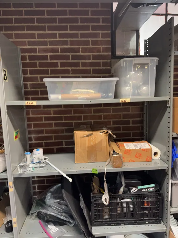Shelf clean out contents only