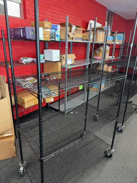 Metal shelf