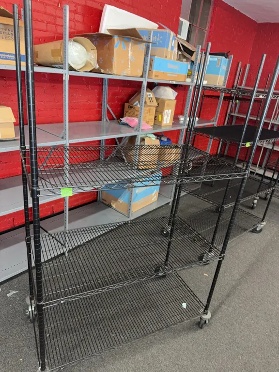 Metal shelf