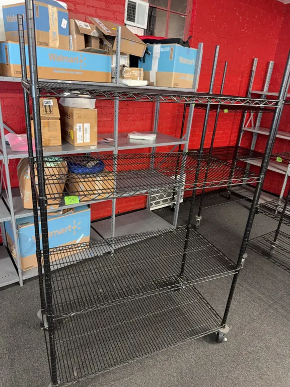 Metal shelf