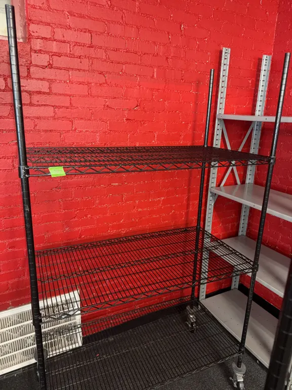 Metal shelf