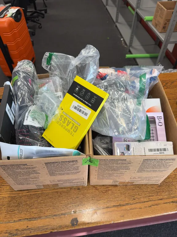Miscellaneous items in boxes new