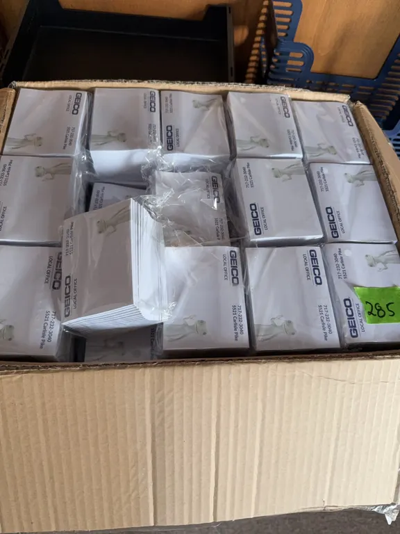 Box of sticky notes