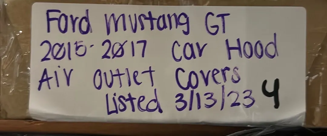 2015-2017 Ford Mustang GT Car Hood Air Outlet Covers