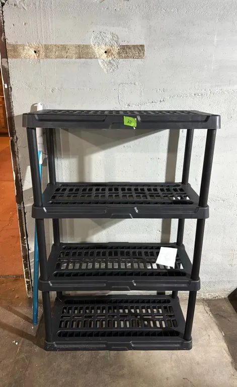 4-Tier Plastic Storage Shelf