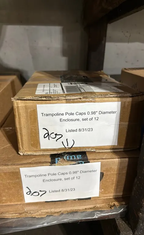Trampoline Pole Caps 0.98" Diameter, Set of 12