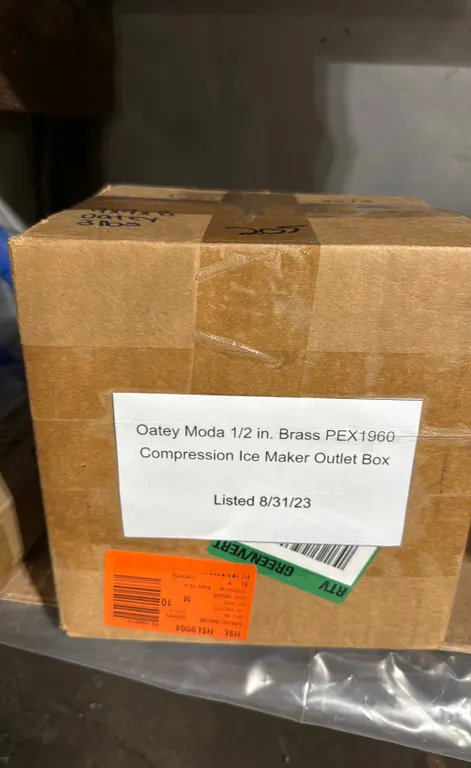 Oatey Moda 1/2 in. Brass Compression Ice Maker Box