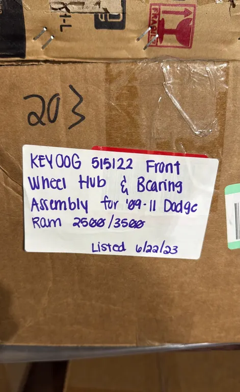 KeyOOG 515122 Front Wheel Hub & Bearing Assembly